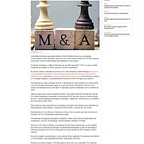 M&A em Portugal movimentou 12,6 mil milhes em 2024